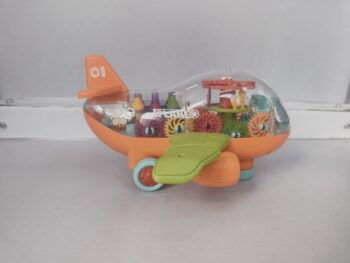 Light-Up Battery Operated Toy Aeroplane