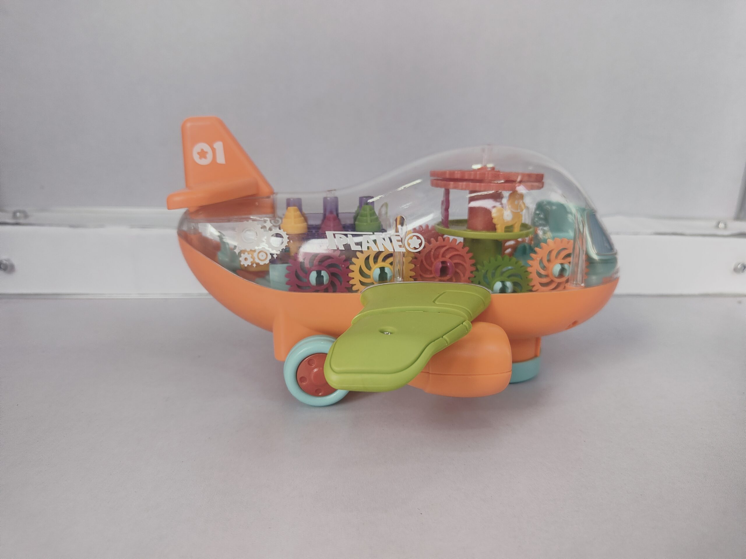 Light-Up Battery Operated Toy Aeroplane