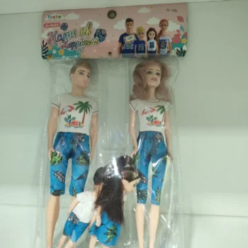 Beach Family Dolls Summer Playset