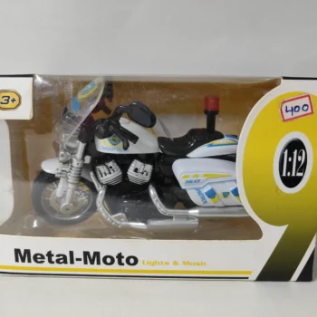 Metal Police Bike Toy for Kids – Realistic Design with Durable Build