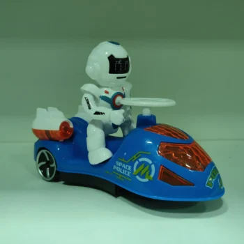 Police Bike Toy for Action Play