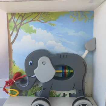 Elephant Pull by Rope Walking Toy