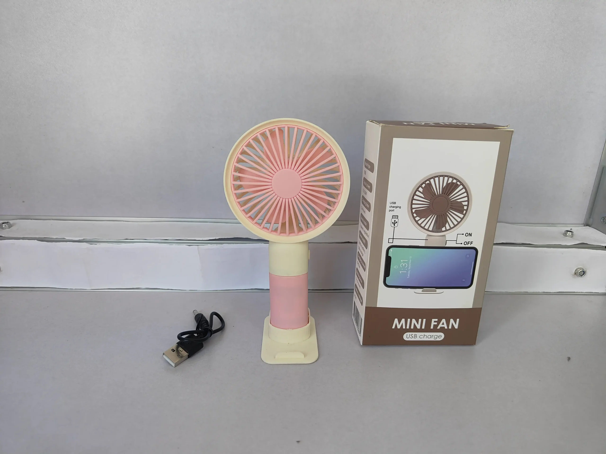 Rechargeable Mini Fan Portable Cooling Device