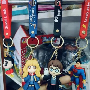 Assorted Silicone Keychains – Colorful Soft Rubber Key Rings